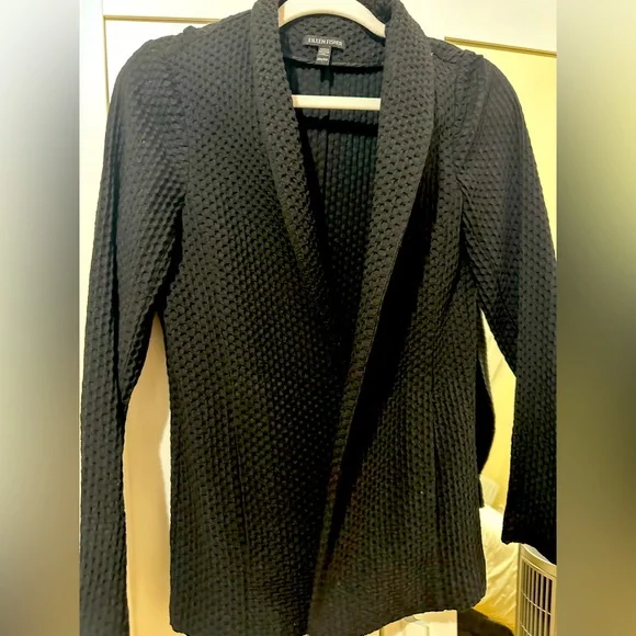 Eileen Fisher black blazer - Picture 2 of 3